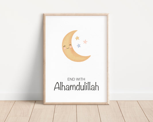 End with Alhamdulillah