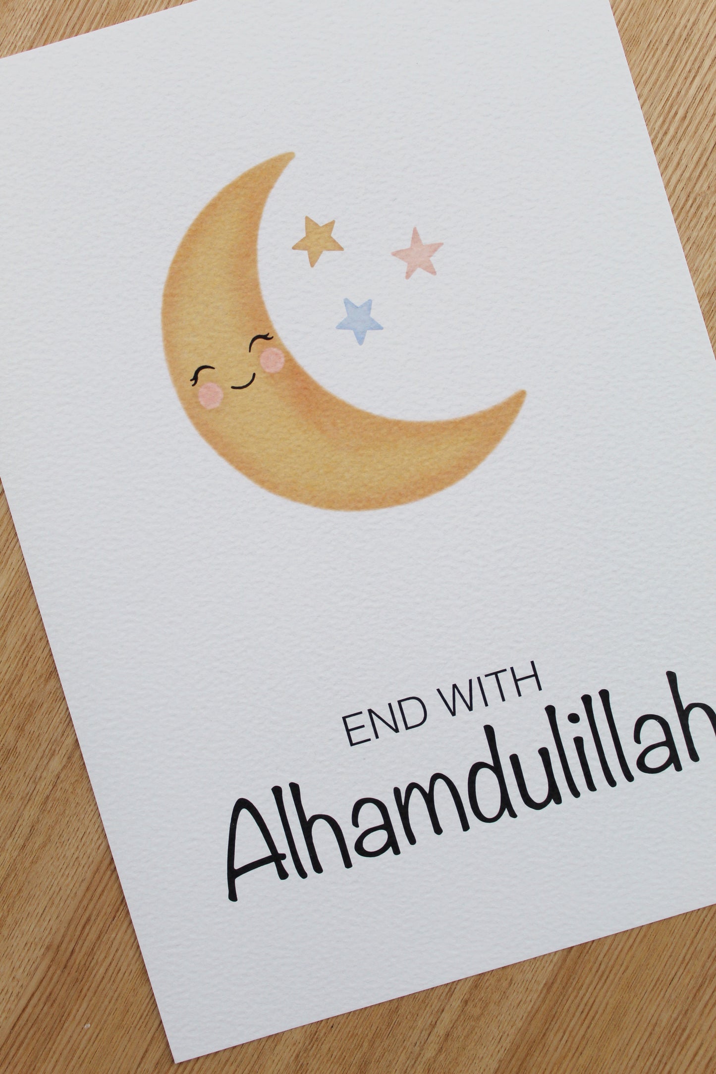 End with Alhamdulillah