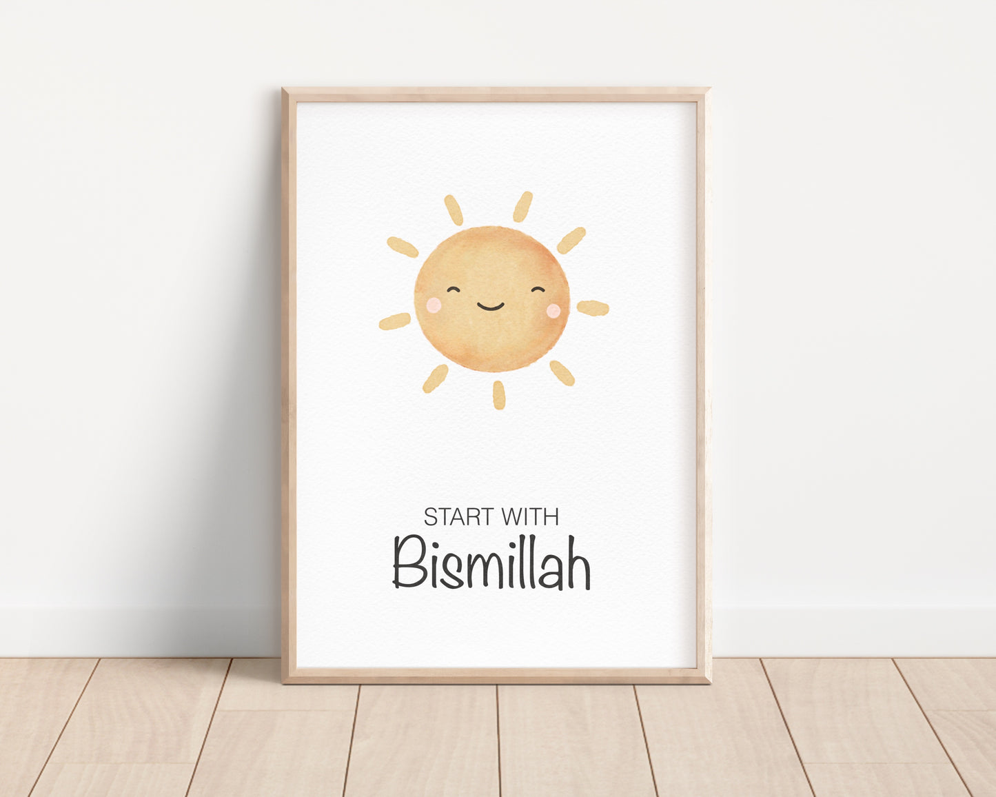 Start with Bismillah