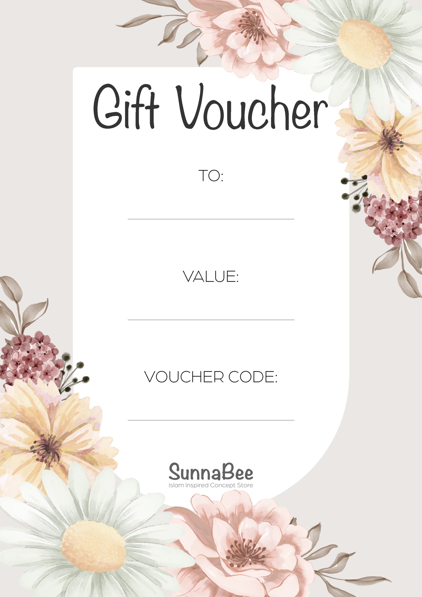 SunnaBee Voucher